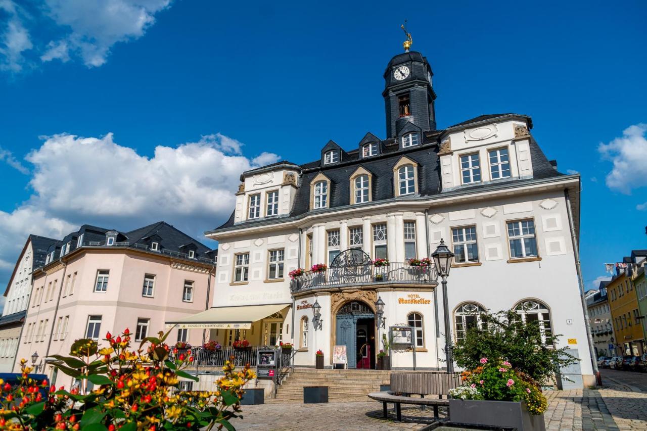 Hotel Ratskeller Schwarzenberg شفارتسنبرغ المظهر الخارجي الصورة